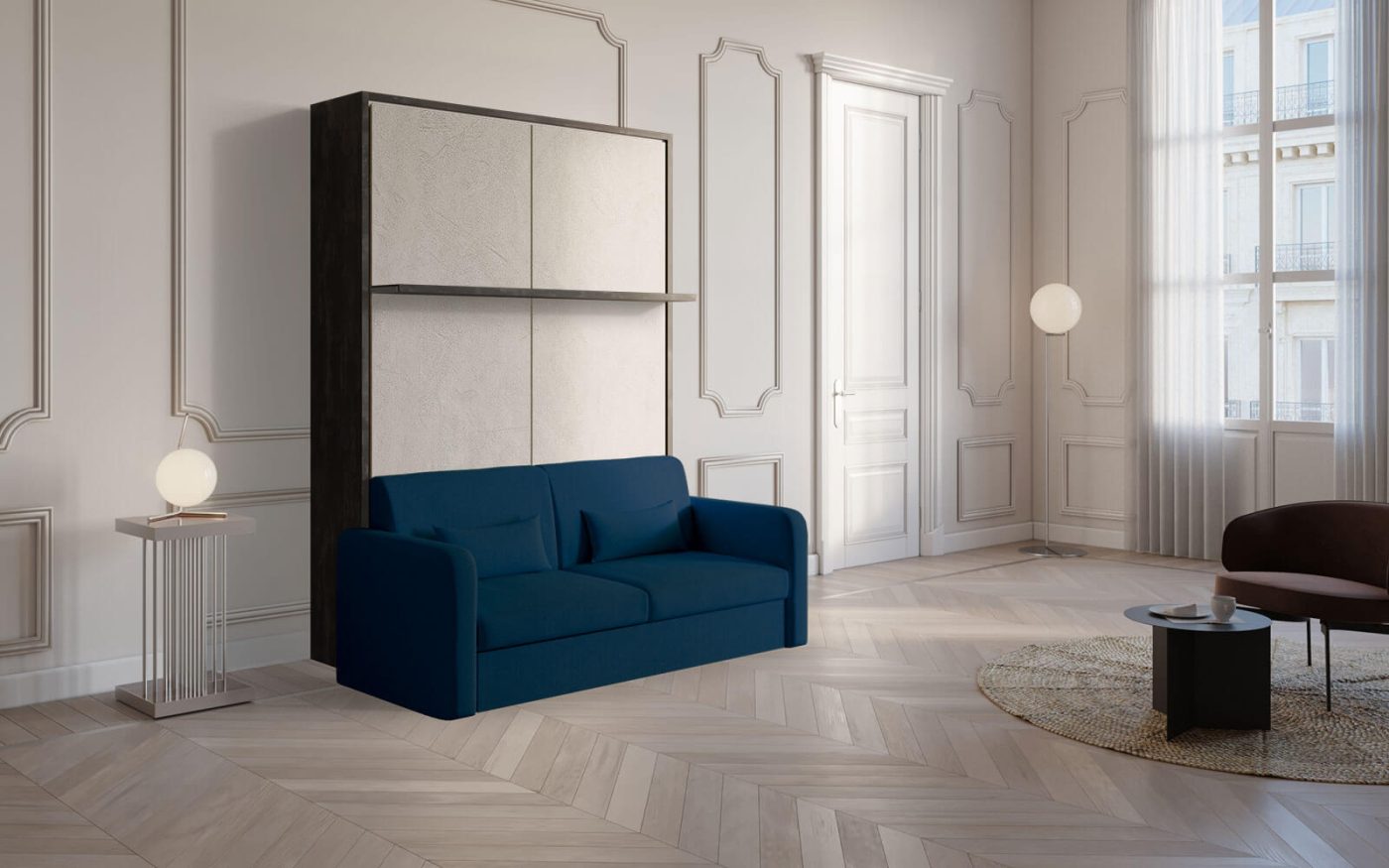 Letto a scomparsa verticale matrimoniale