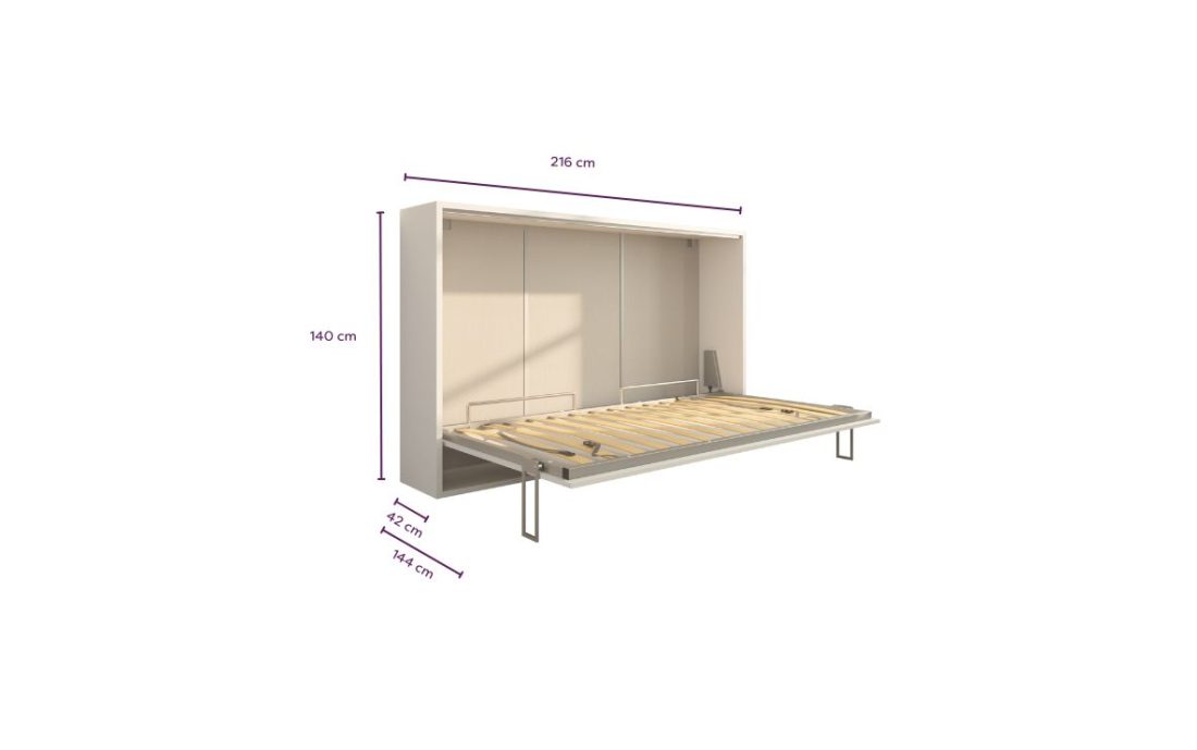 Letto a scomparsa 120 Orizzontale