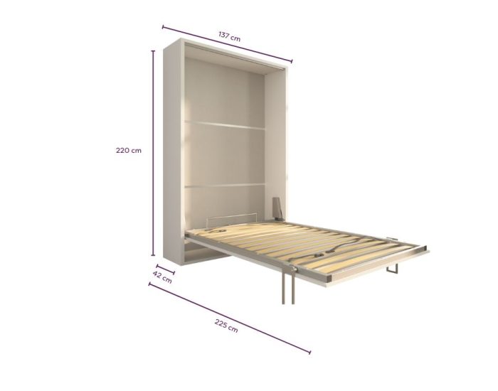 Letto a scomparsa 120 Verticale