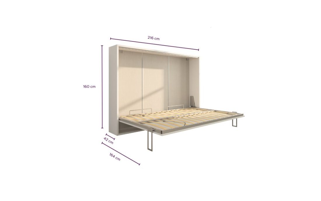 Letto a scomparsa 140 Orizzontale