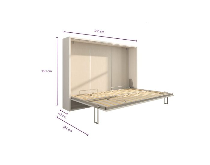 Letto a scomparsa 140 Orizzontale