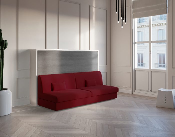 Neve Sofa 120 Pop – Letto singolo a scomparsa con divano piazza e mezza