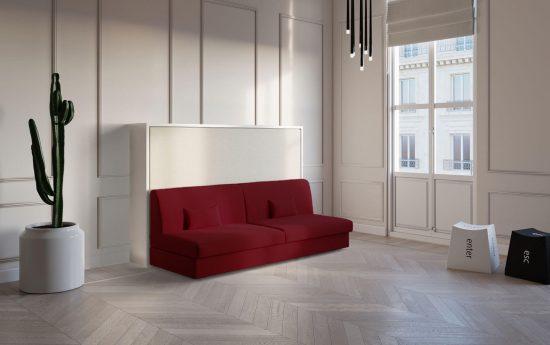 Neve Sofa 120 Pop – Letto singolo a scomparsa con divano piazza e mezza