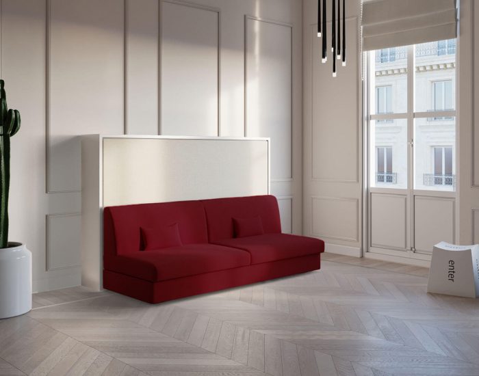 Neve Sofa 120 Pop – Letto singolo a scomparsa con divano piazza e mezza