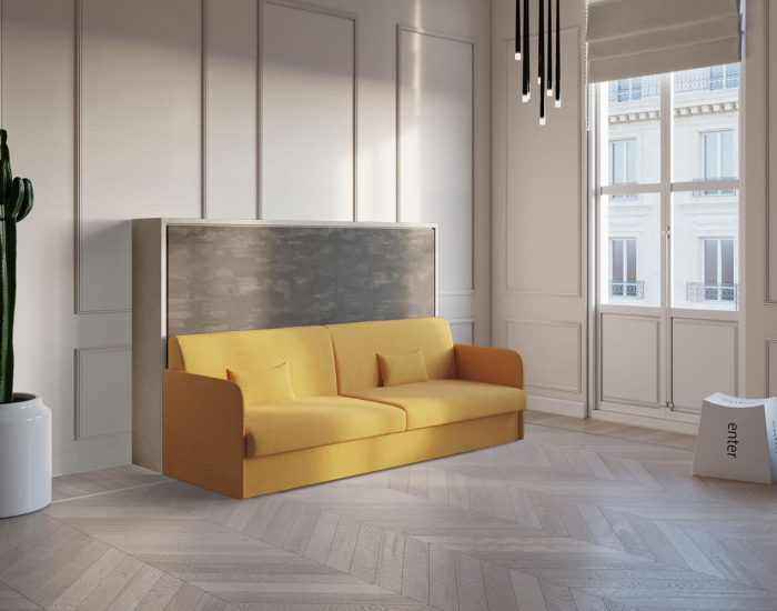 Neve Sofa 120 Ginestra – Mobiletto con letto a scomparsa e divano
