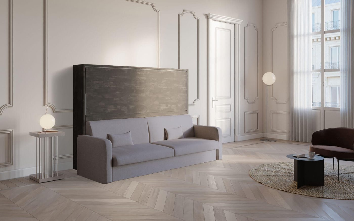 Neve Sofa 140 Caffè – Letto divano a scomparsa due piazze alla francese