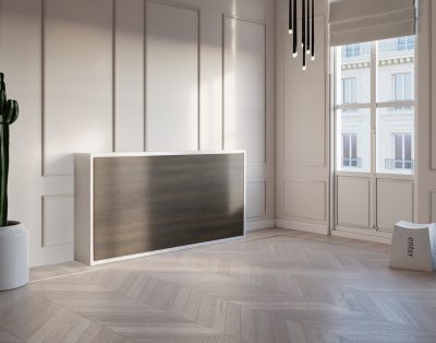 Neve 90 Orzo – Lettino singolo a scomparsa orizzontale