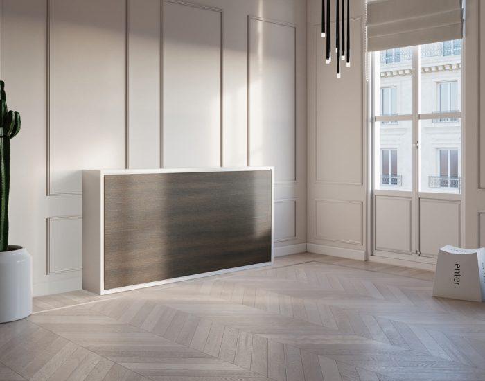 Neve 90 Orzo – Lettino singolo a scomparsa orizzontale