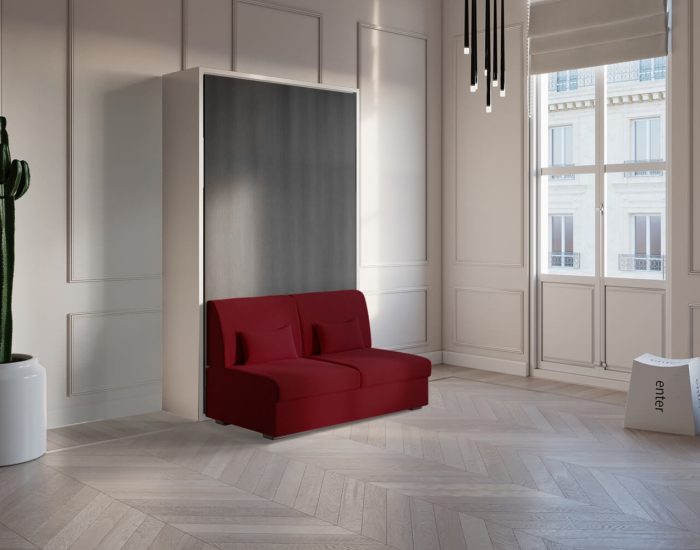 Piuma Sofa 120 Pop – Letto 1 piazza e mezzo a scomparsa con divano