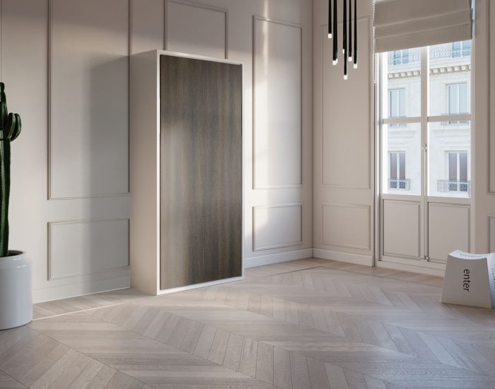 Piuma 90 Orzo – Letto a scomparsa singolo ad apertura verticale