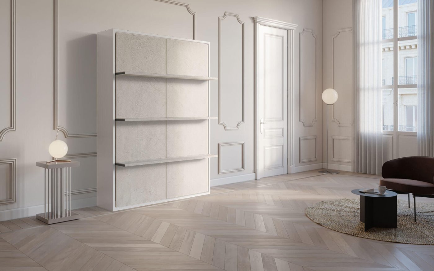 Libreria letto a scomparsa