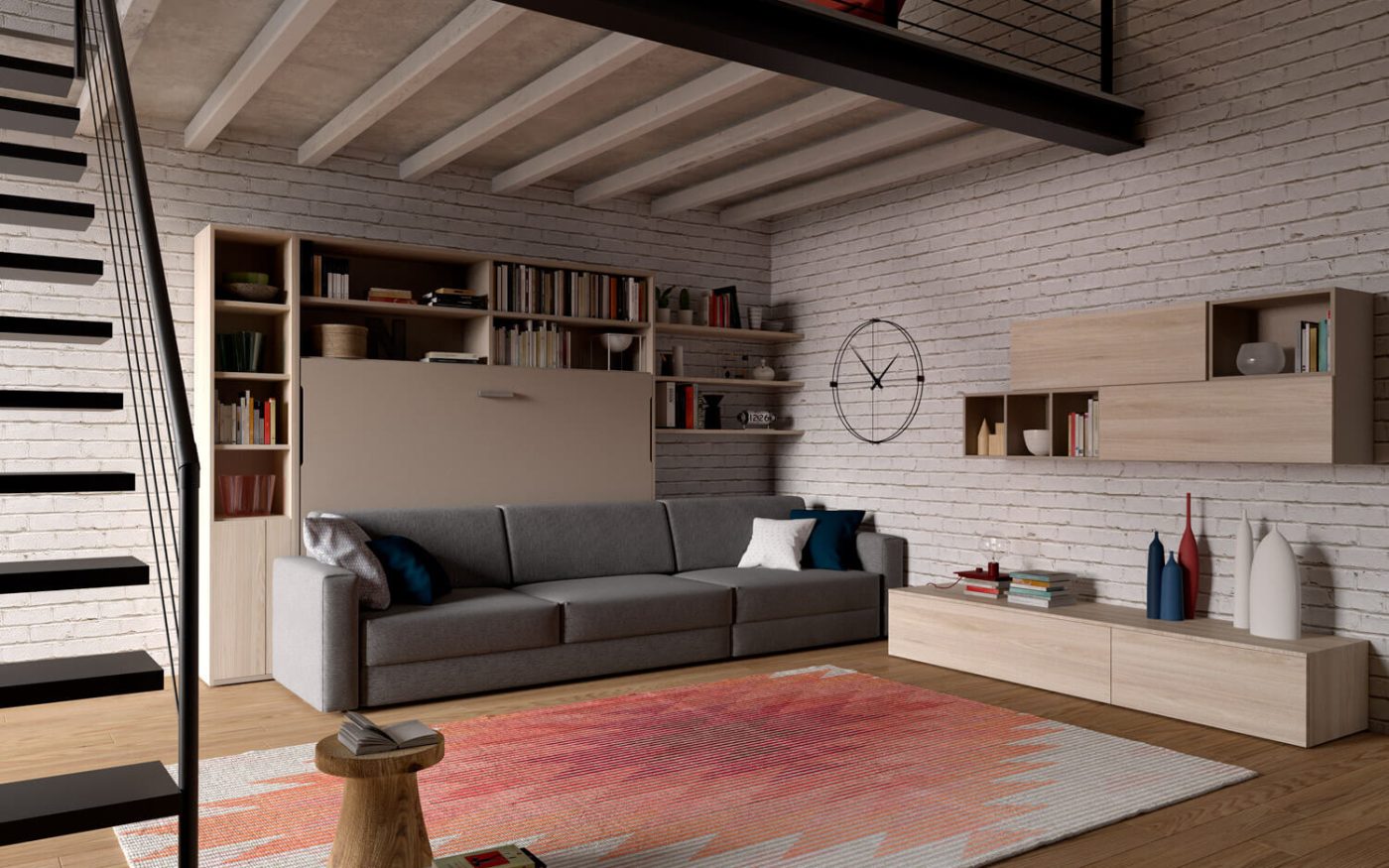 Letto Soffio Sofa 140 Alto – close