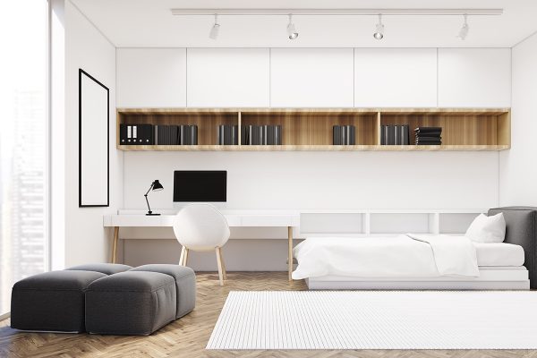 Come arredare una camera con letto singolo a scomparsa