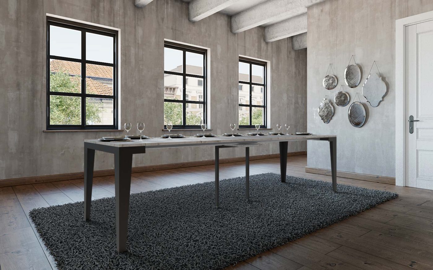 Consolle allungabile Melitea 300 - Consolle metallo allungabile