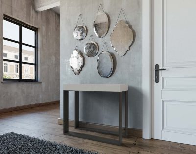 Consolle stile industriale allungabile