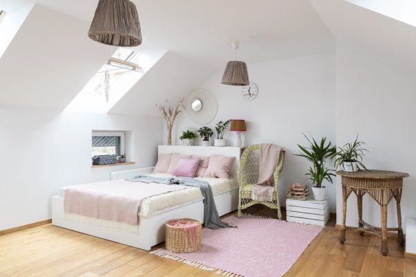 Arredo mansarda camera da letto