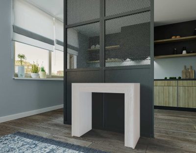 Consolle bianca allungabile