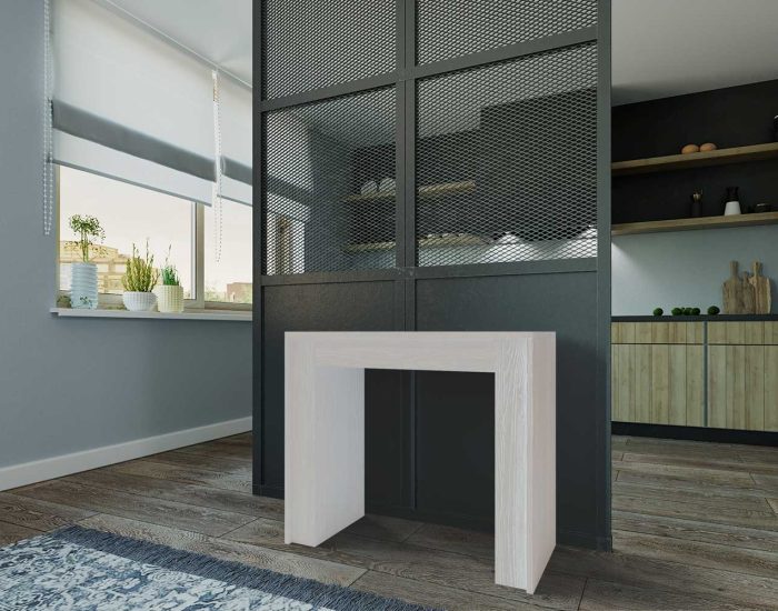 Consolle bianca allungabile