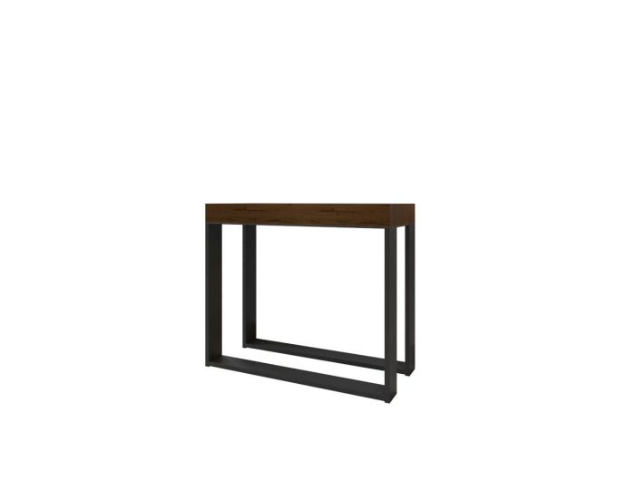 Tavolo consolle allungabile noce