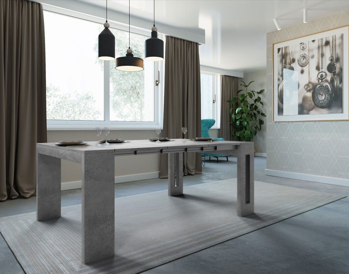 Consolle allungabile larga 120 cm