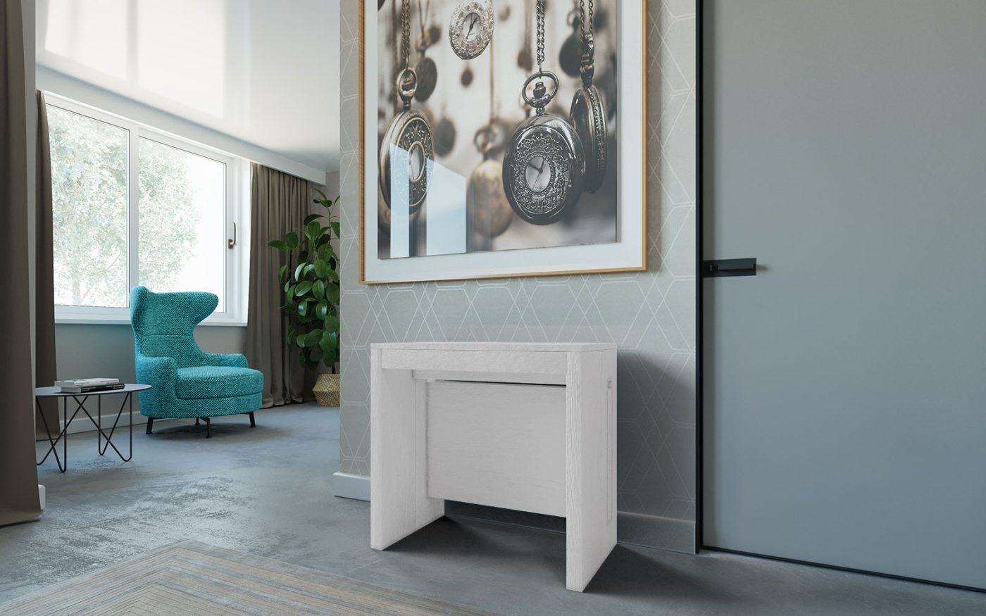 Consolle allungabile Atlante 200 - Consolle allungabile larga 80 cm