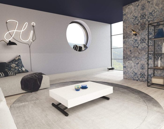 Tavolino salotto trasformabile tavolo pranzo