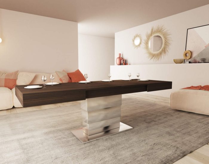 Tavolo alzabile allungabile