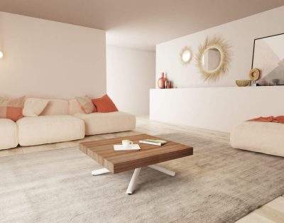 Tavolo alzabile e allungabile