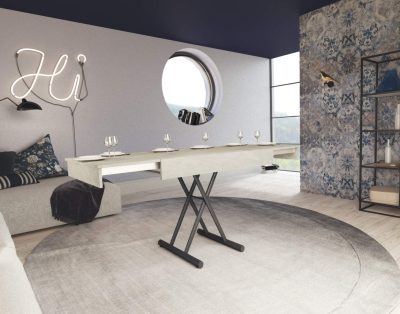 Tavolino basso che si alza da caffè