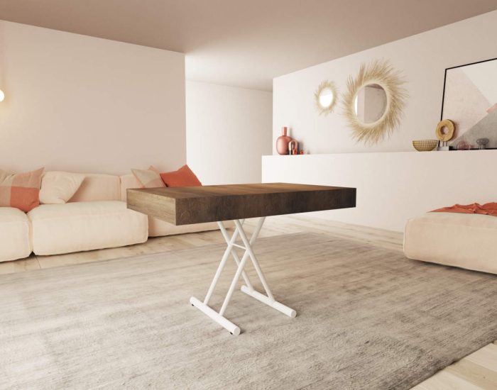 Tavolino che si alza e si abbassa