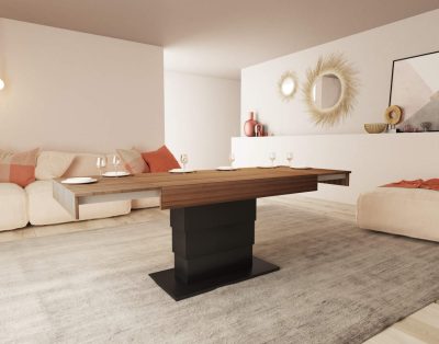 Tavolino da salotto che si alza e apre