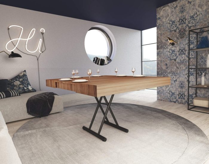 Tavolino saliscendi per monolocali