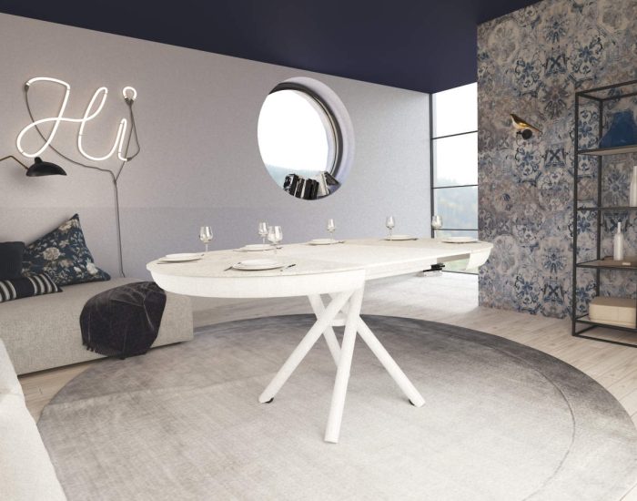 Tavolino salotto che si alza e allunga