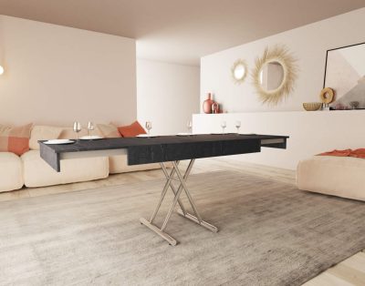 Tavolino salotto pieghevole allungabile fino a 10 posti