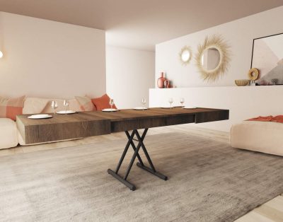 Tavolino salotto salvaspazio sollevabile allungabile