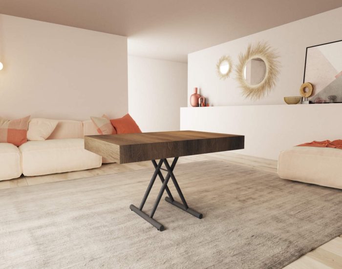 Tavolino salotto salvaspazio trasformabile