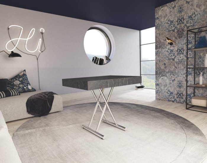 Tavolino soggiorno trasformabile in tavolo