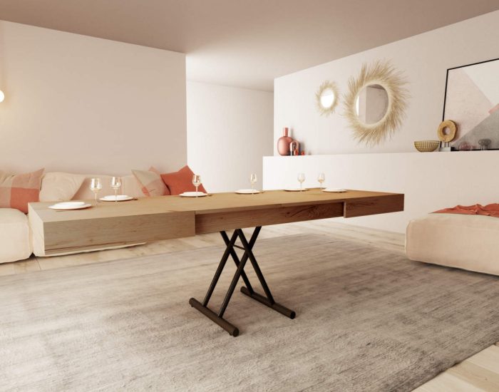 Tavolino su e giu estensibile