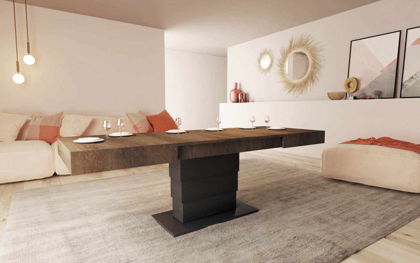 Tavolino trasformabile tavolo pranzo Salsa