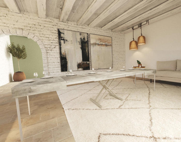 Tavolo allungabile alzabile 14 posti