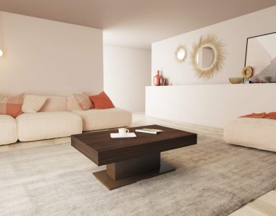 Tavolo allungabile salvaspazio da caffe