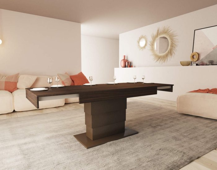 Tavolo allungabile salvaspazio da divano