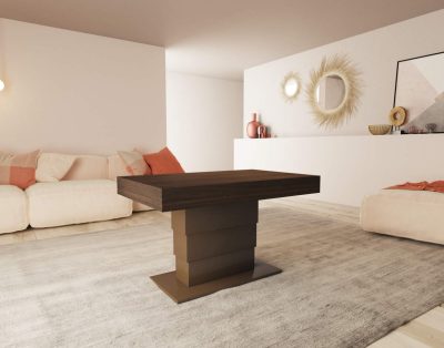 Tavolo allungabile salvaspazio da salotto