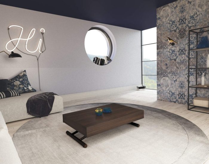 Tavolo basso allungabile da caffe