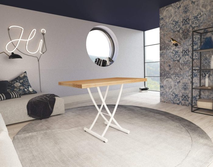 Tavolo basso salotto trasformabile