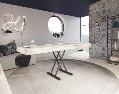 Tavolo divano trasformabile in tavolo per ospiti