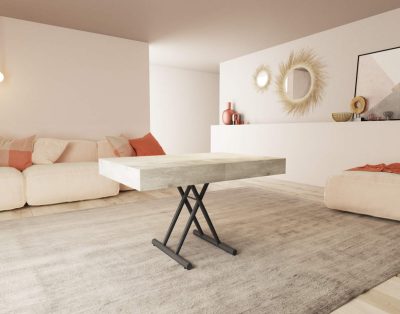 Tavolo saliscendi cemento