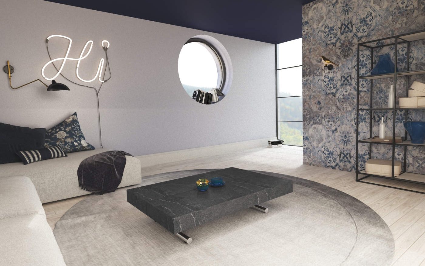 Tavolo su e giu che si apre Tip Tap