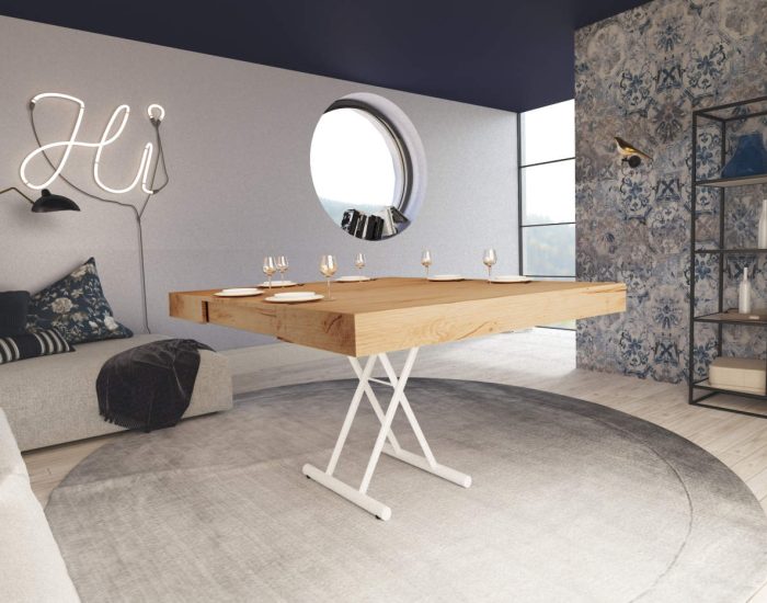 Tavolo tavolino trasformabile per soggiorno