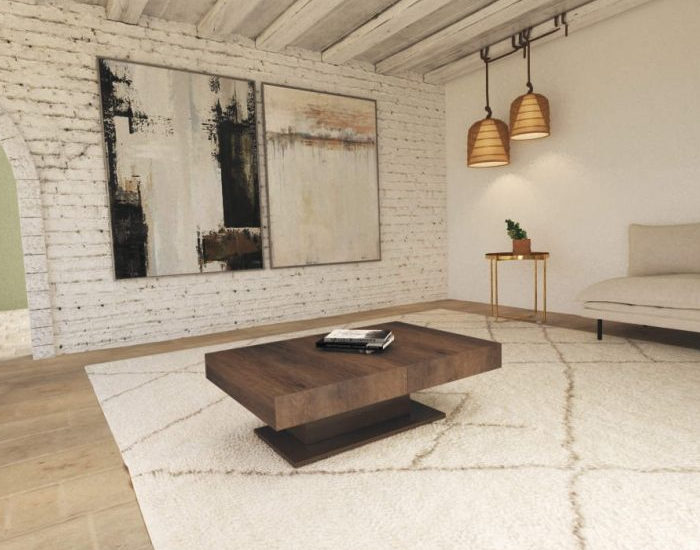 Tavolo soggiorno trasformabile design